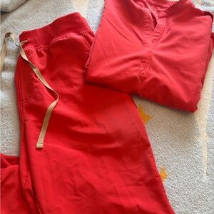 Figs Red Women's Blouse